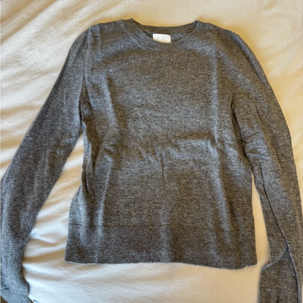 H&M Heather Gray Women's Crew Neck Sweater